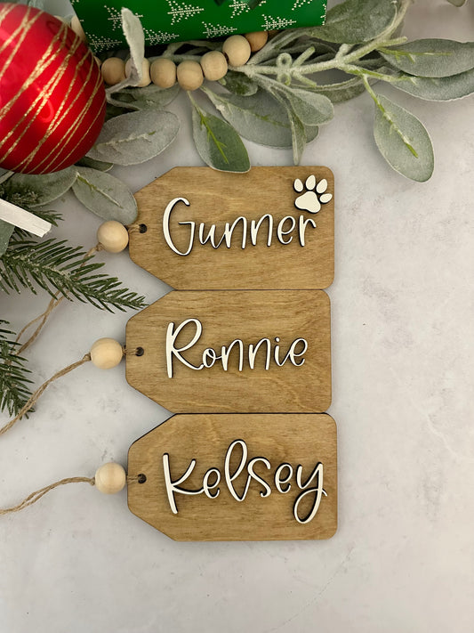 Christmas Stocking Tag/ Gift Tag